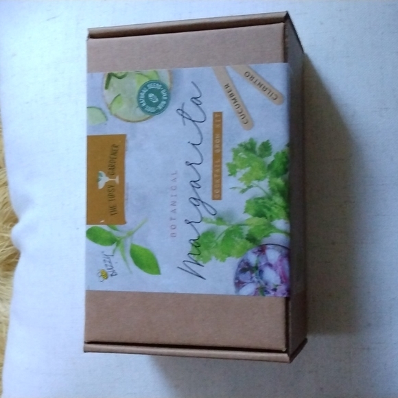The Tipsy Gardener Botanical Margarita Grow Kit CILANTRO, CUCUMBER & LIM… - Picture 1 of 5